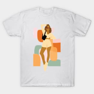 Portrait of Fashion Girl Posing | Passion T-Shirt